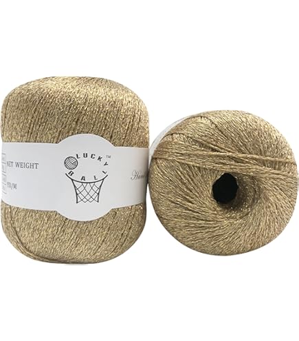 Amazon.com: 3270 Yards 100g Accessory Lurex Silver Sparkle